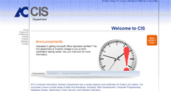 Desktop Screenshot of cis.actx.edu